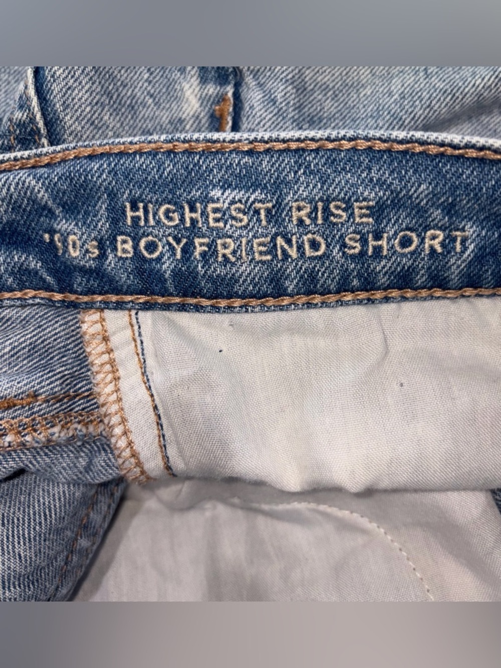 American Eagle Highest Rise 90s Boyfriend Jean Short Sz 2 - Picture 4 of 4